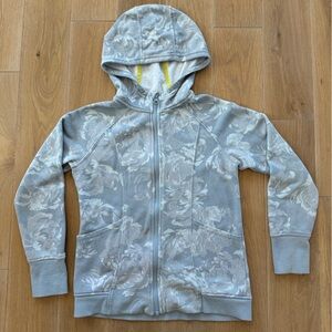 Girls Floral Hoodie Size 10-12 L